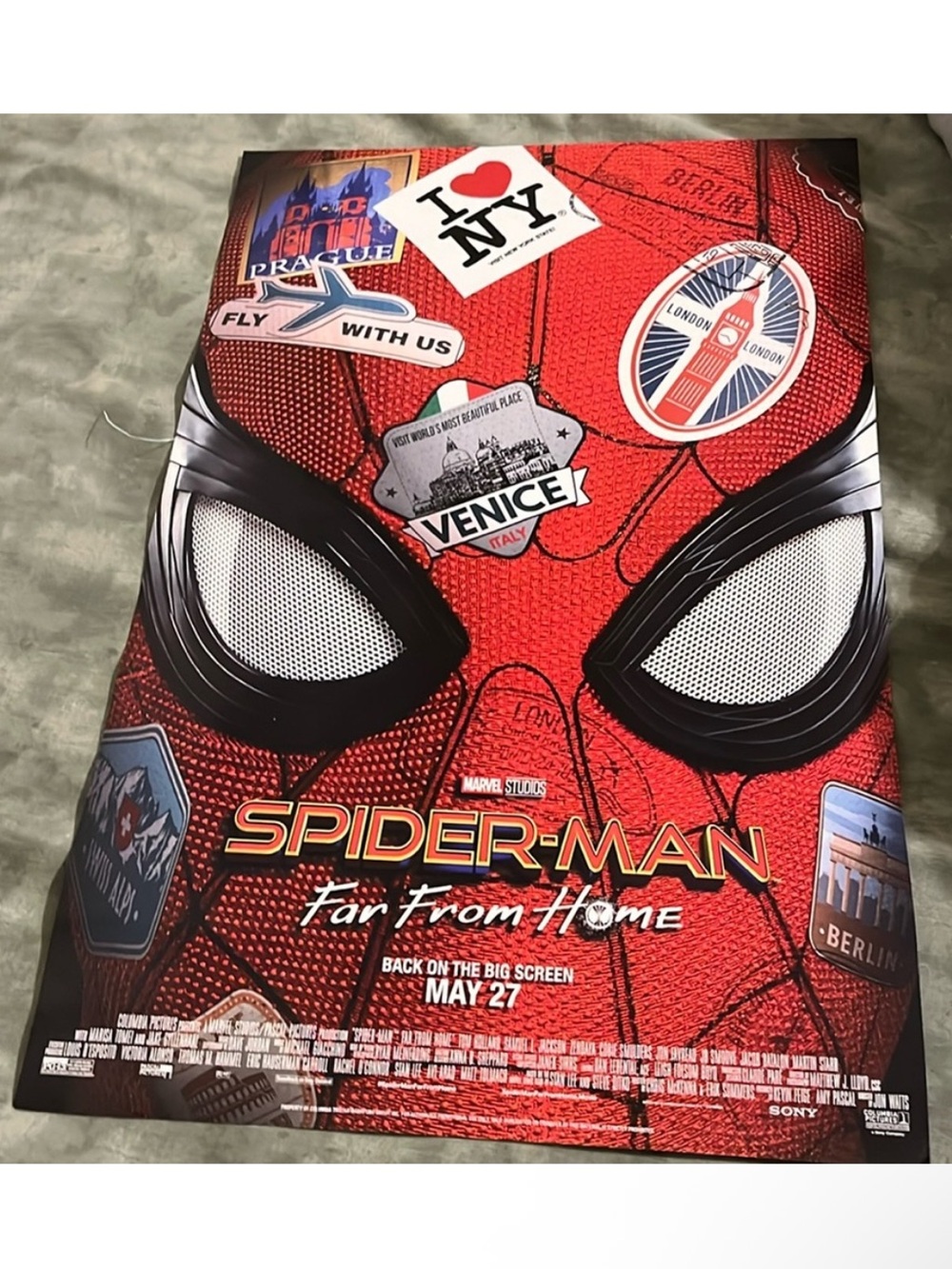 Spider-Man: Far From Home 27x40 (2019) Original Movie Poster Great Double Sided - Picture 13 of 14